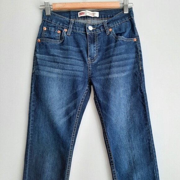 LEVI'S 510 Skinny Fit Blue Wash Jeans Youth Kids Sz 14 - Picture 2 of 9